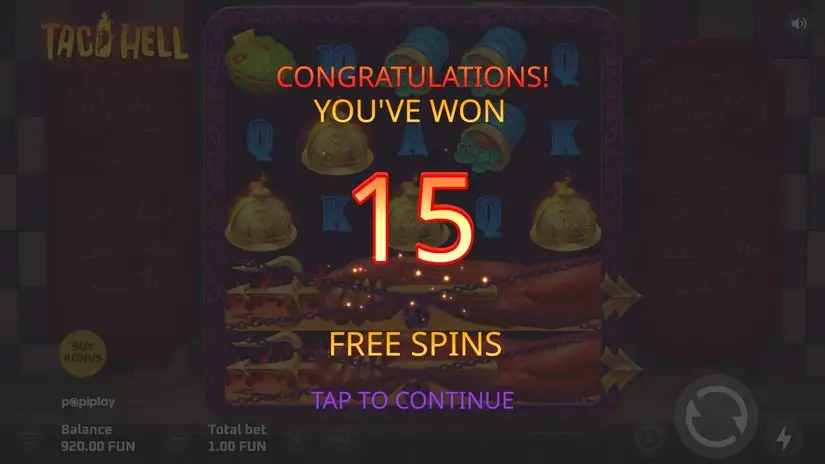 Taco Hell slot screenshot 2