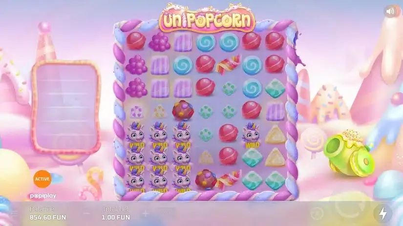 Unipopcorn slot screenshot 3