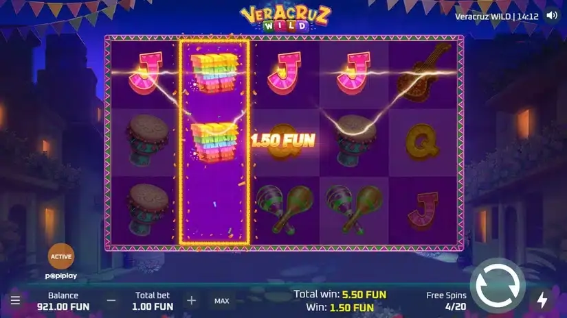 Veracruz Wild slot screenshot 5