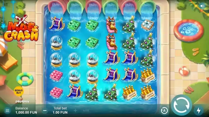 Xmas Crash slot screenshot 1