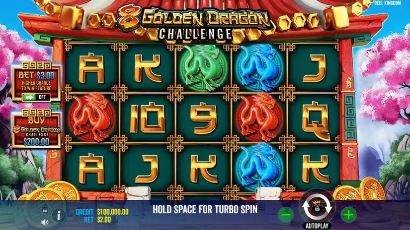 8 Golden Dragon Challenge slot screenshot 
