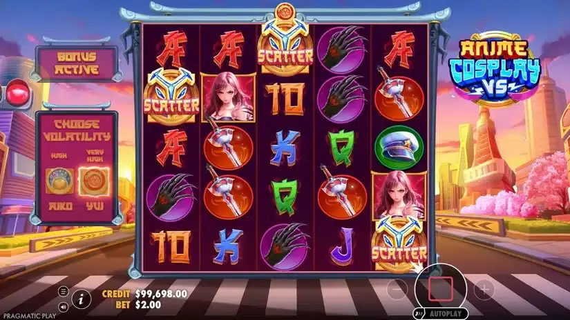 Anime Cosplay VS slot screenshot 2