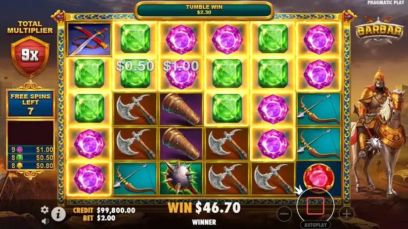 Barbar slot screenshot 