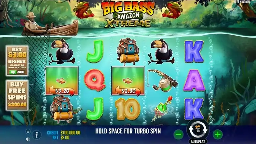 Big Bass Amazon Xtreme slot screenshot 