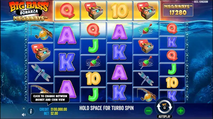 Big Bass Bonanza Megaways slot screenshot 2