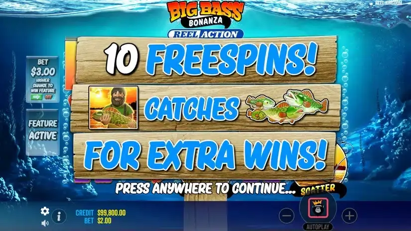 Big Bass Bonanza – Reel Action slot screenshot 3