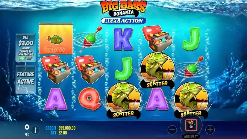 Big Bass Bonanza – Reel Action slot screenshot 2