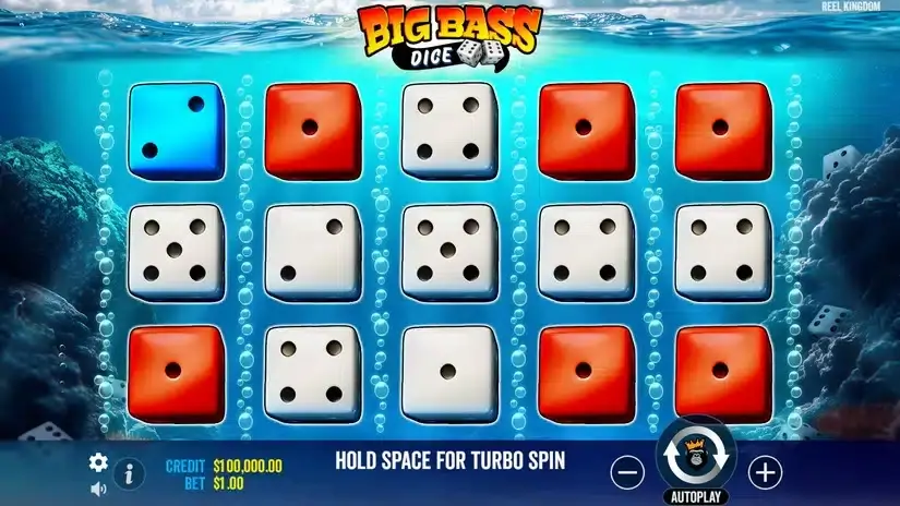 Big Bass Dice slot screenshot 