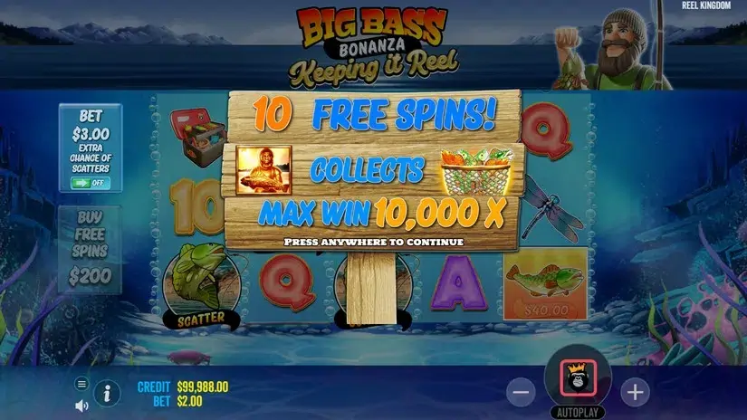 Big Bass – Keeping it Reel slot screenshot 3