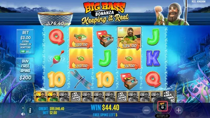 Big Bass – Keeping it Reel slot screenshot 4