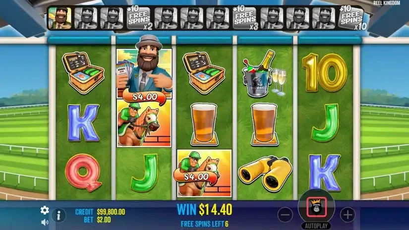 Big Bass Return to the Races slot screenshot 5