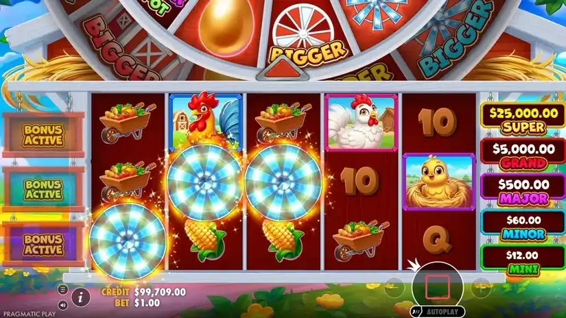 Bigger Barn House Bonanza slot screenshot 6