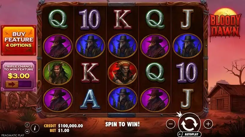 Bloody Dawn slot screenshot 1
