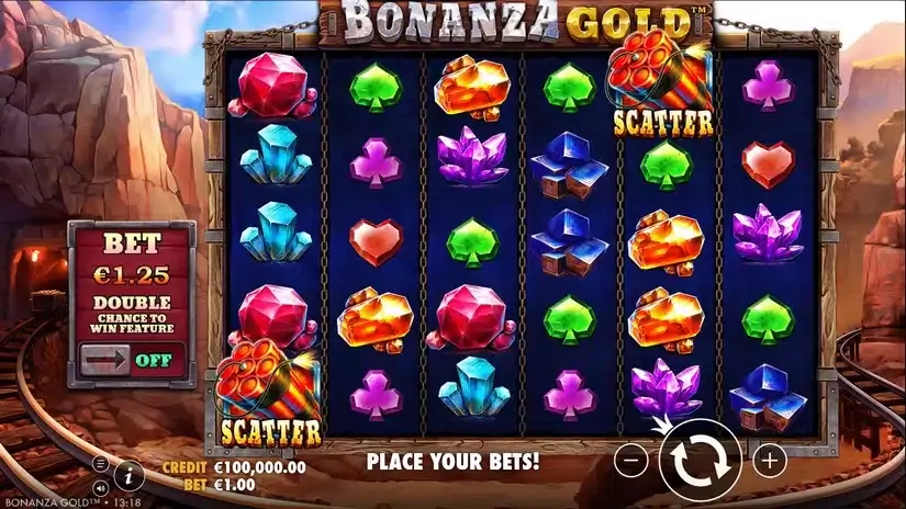 Bonanza Gold slot screenshot 