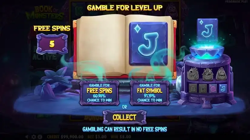 Book of Monsters slot screenshot 3