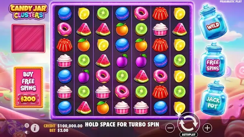 Candy Jar Clusters slot screenshot 