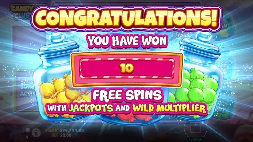 Candy Jar Clusters slot screenshot 2