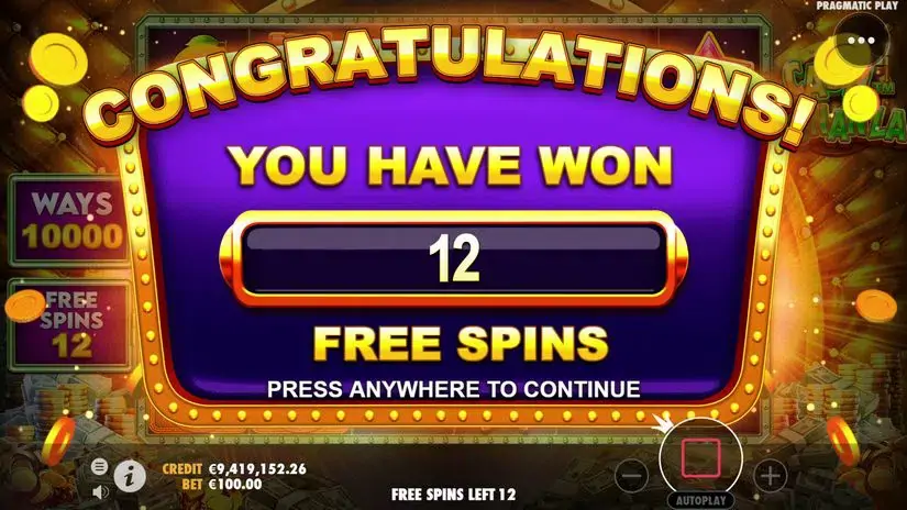 Cash Bonanza slot screenshot 2