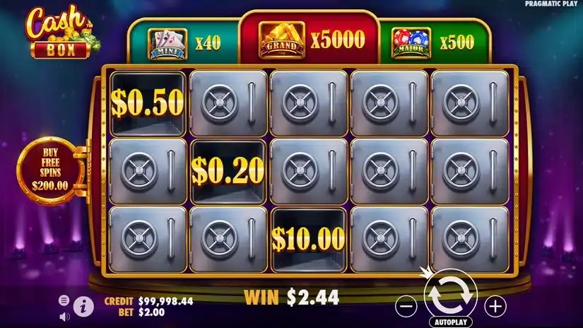 Cash Box slot screenshot 2