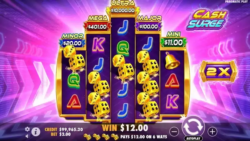 Cash Surge slot screenshot 3