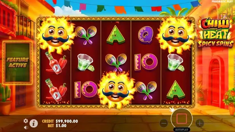 Chilli Heat Spicy Spins slot screenshot 2