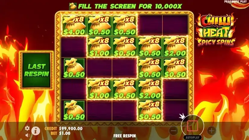 Chilli Heat Spicy Spins slot screenshot 