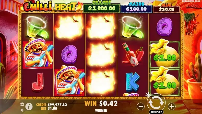 Chilli Heat slot screenshot 
