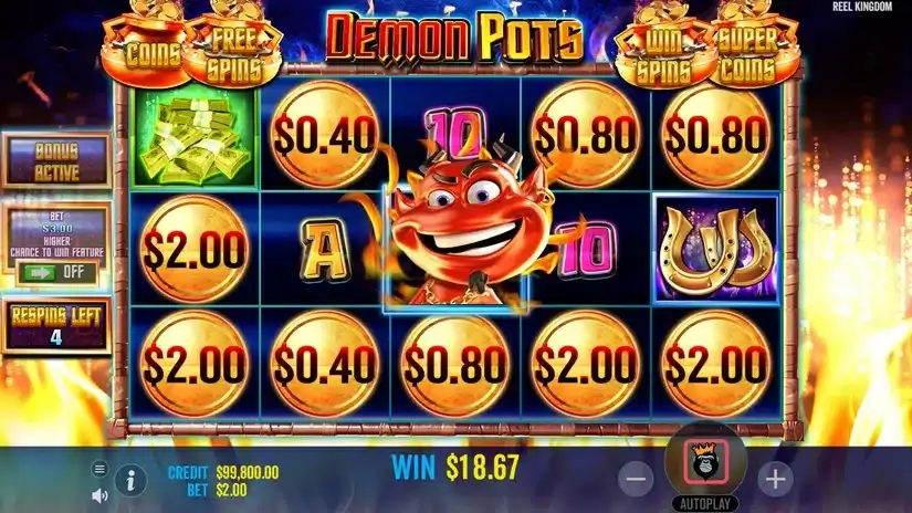 Demon Pots slot screenshot 4