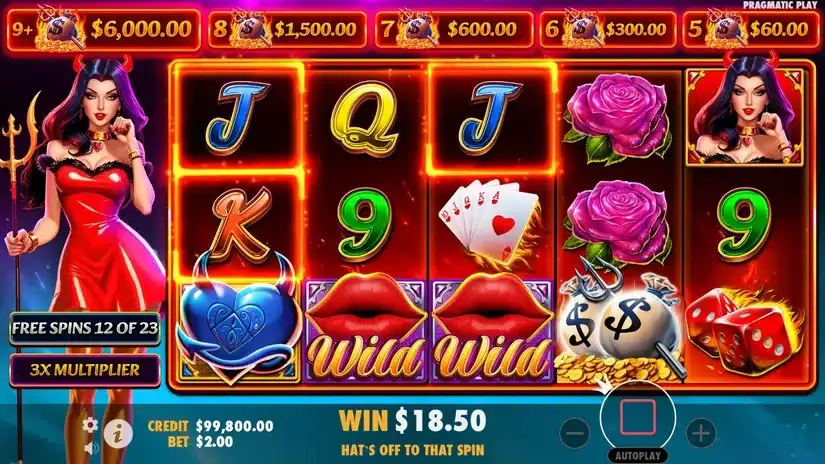 Devilicious slot screenshot 6