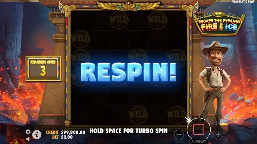 Escape the Pyramid – Fire & Ice slot screenshot 4