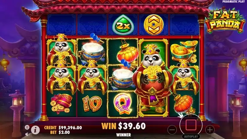 Fat Panda slot screenshot 5
