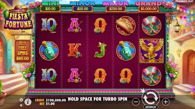 Fiesta Fortune slot screenshot 
