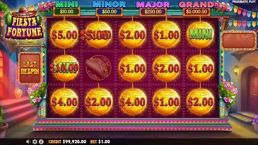 Fiesta Fortune slot screenshot 