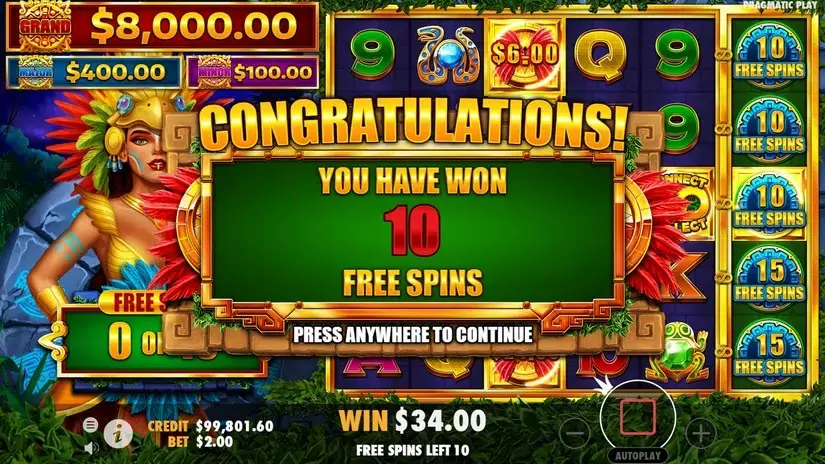 Firebird Spirit slot screenshot 4