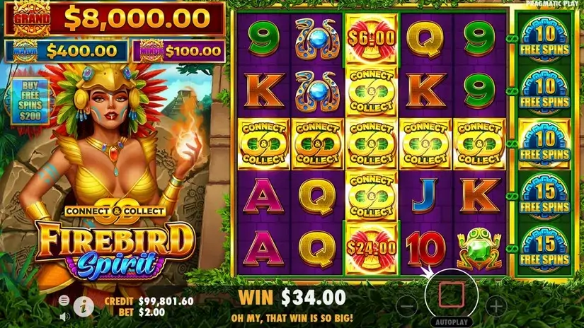 Firebird Spirit slot screenshot 3