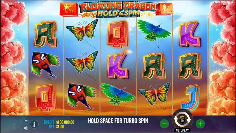 Floating Dragon Hold and Spin slot screenshot 