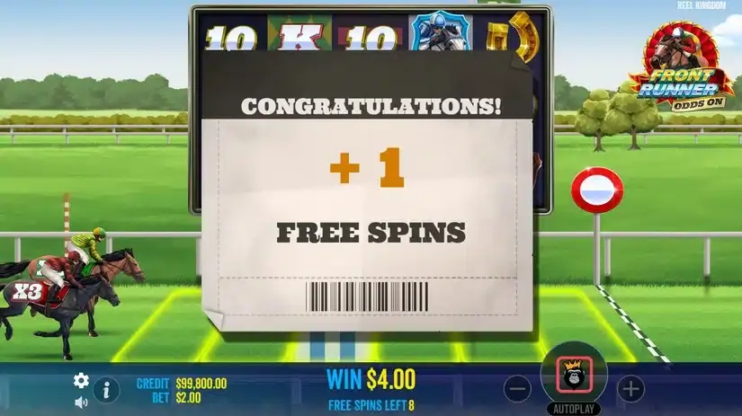 Front Runner Odds On slot screenshot 5