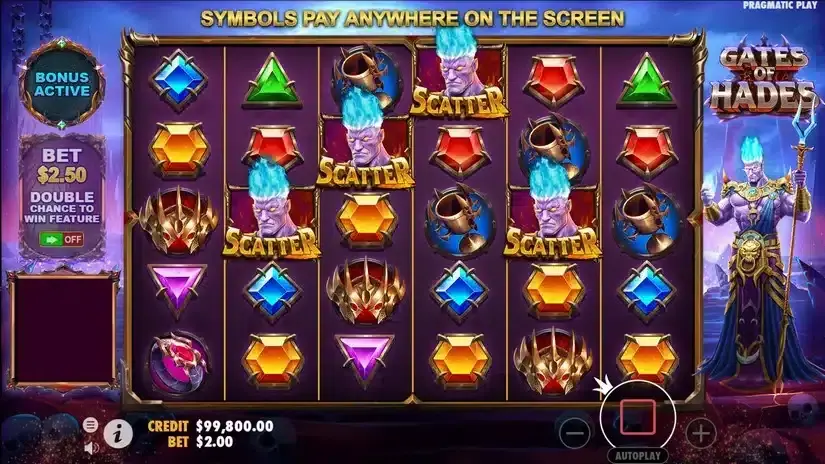 Gates of Hades slot screenshot 2
