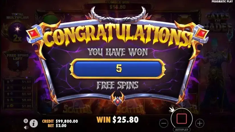 Gates of Hades slot screenshot 5