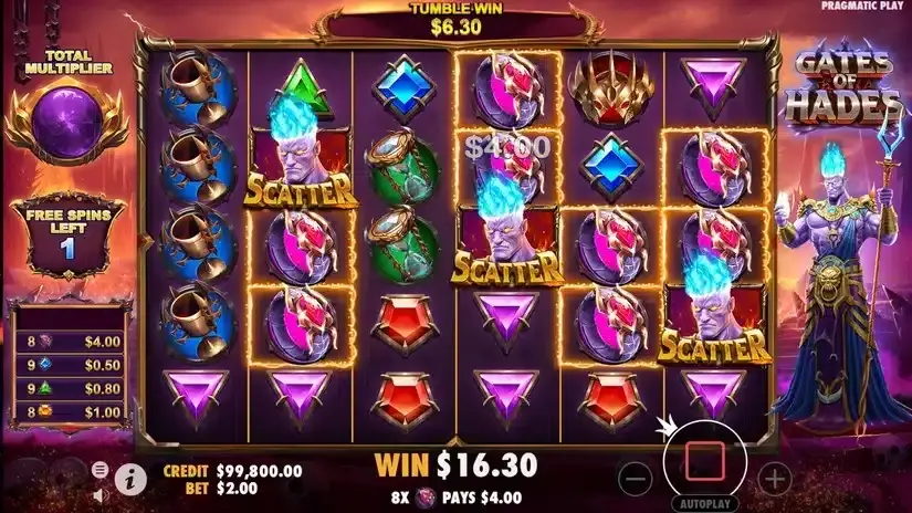 Gates of Hades slot screenshot 4