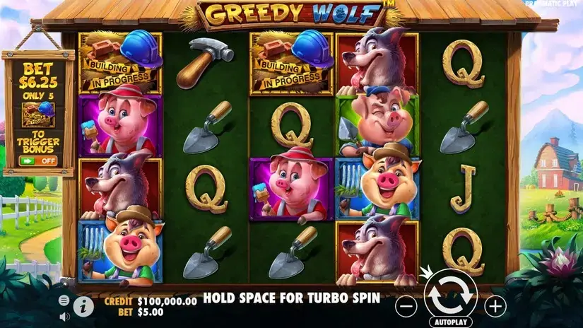 Greedy Wolf slot screenshot 1