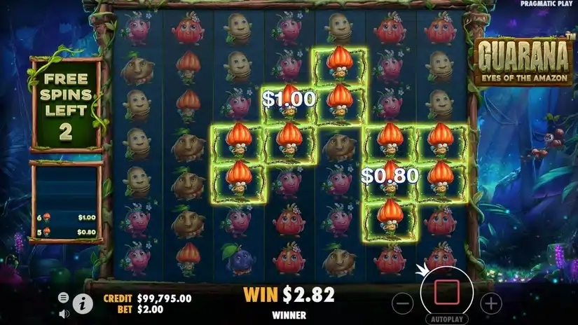 Guarana Eyes of the Amazon slot screenshot 