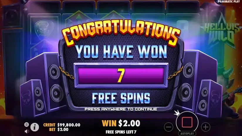 Hellvis Wild slot screenshot 3