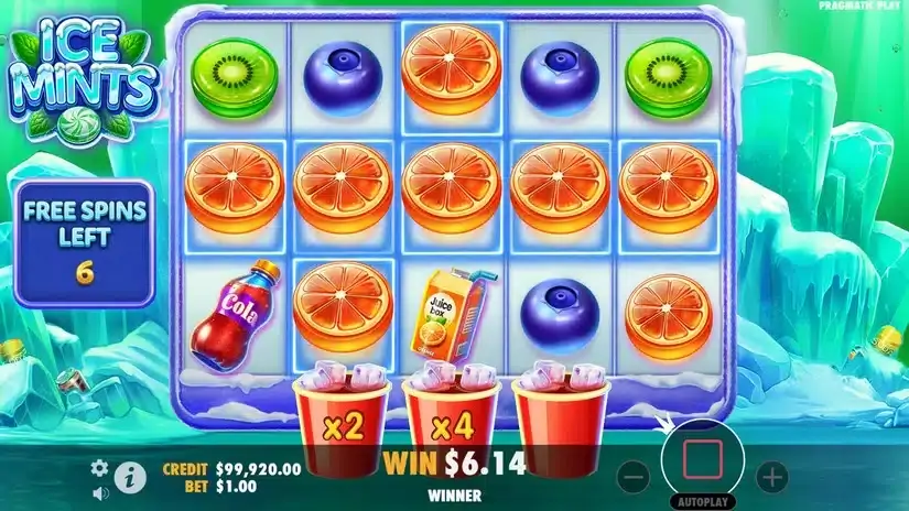 Ice Mints slot screenshot 