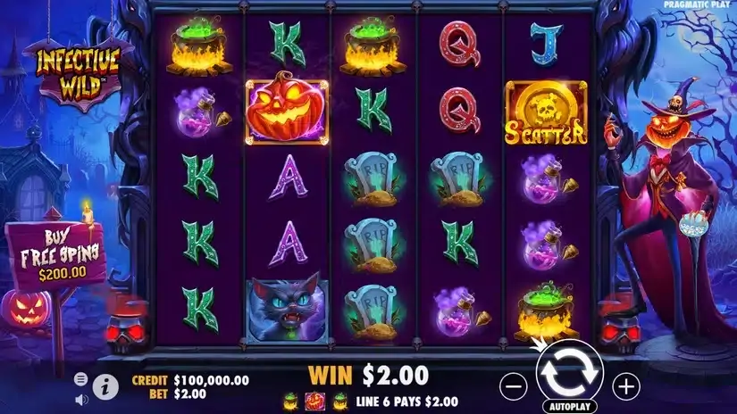 Infective Wild slot screenshot 2