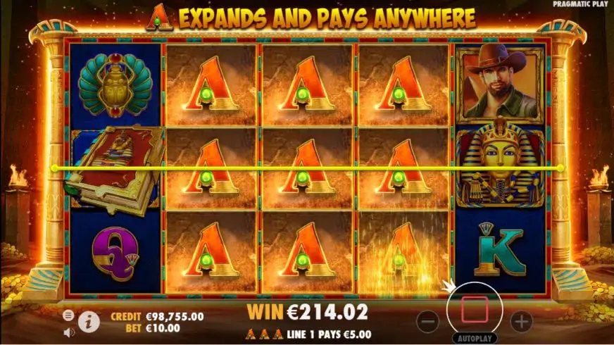 John Hunter and the Book of Tut slot screenshot 