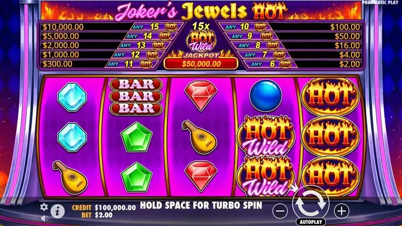 Joker’s Jewels Hot slot screenshot