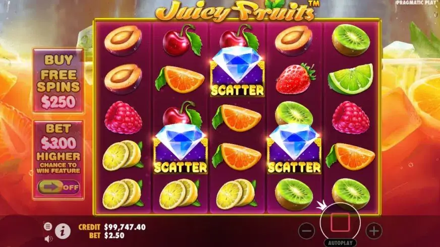 Juicy Fruits slot screenshot 2