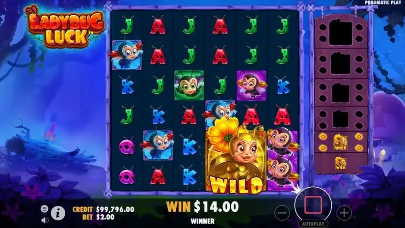 LadyBug Luck slot screenshot 
