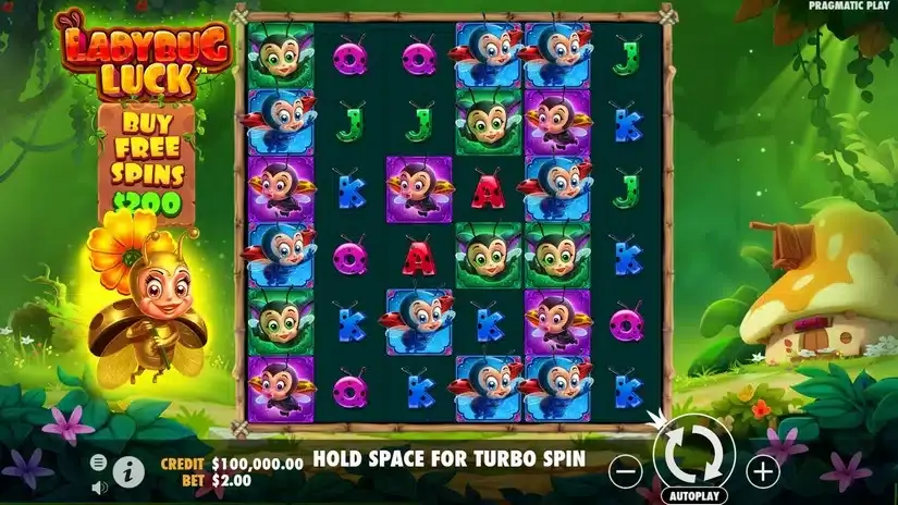 LadyBug Luck slot screenshot 